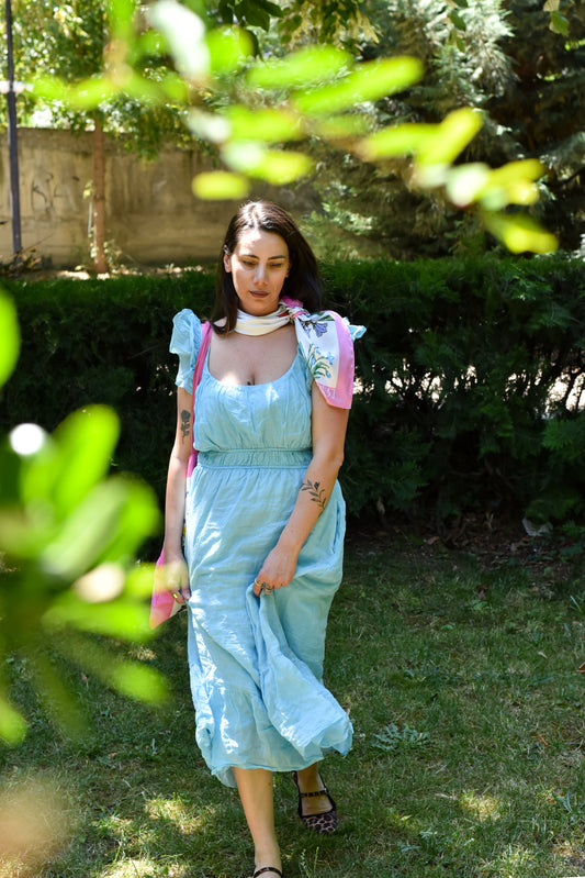 Floral print canvas tote – Kirke Garden of Flowers design