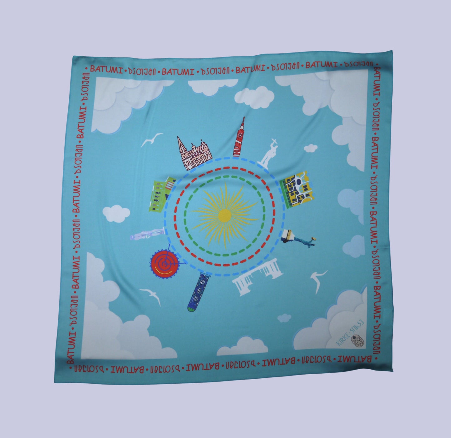 აბრეშუმის შარფი „ბათუმის მზის ქვეშ“