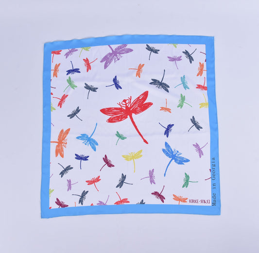 alt="Kirke Dream silk scarf design sketch – Georgian mythology"