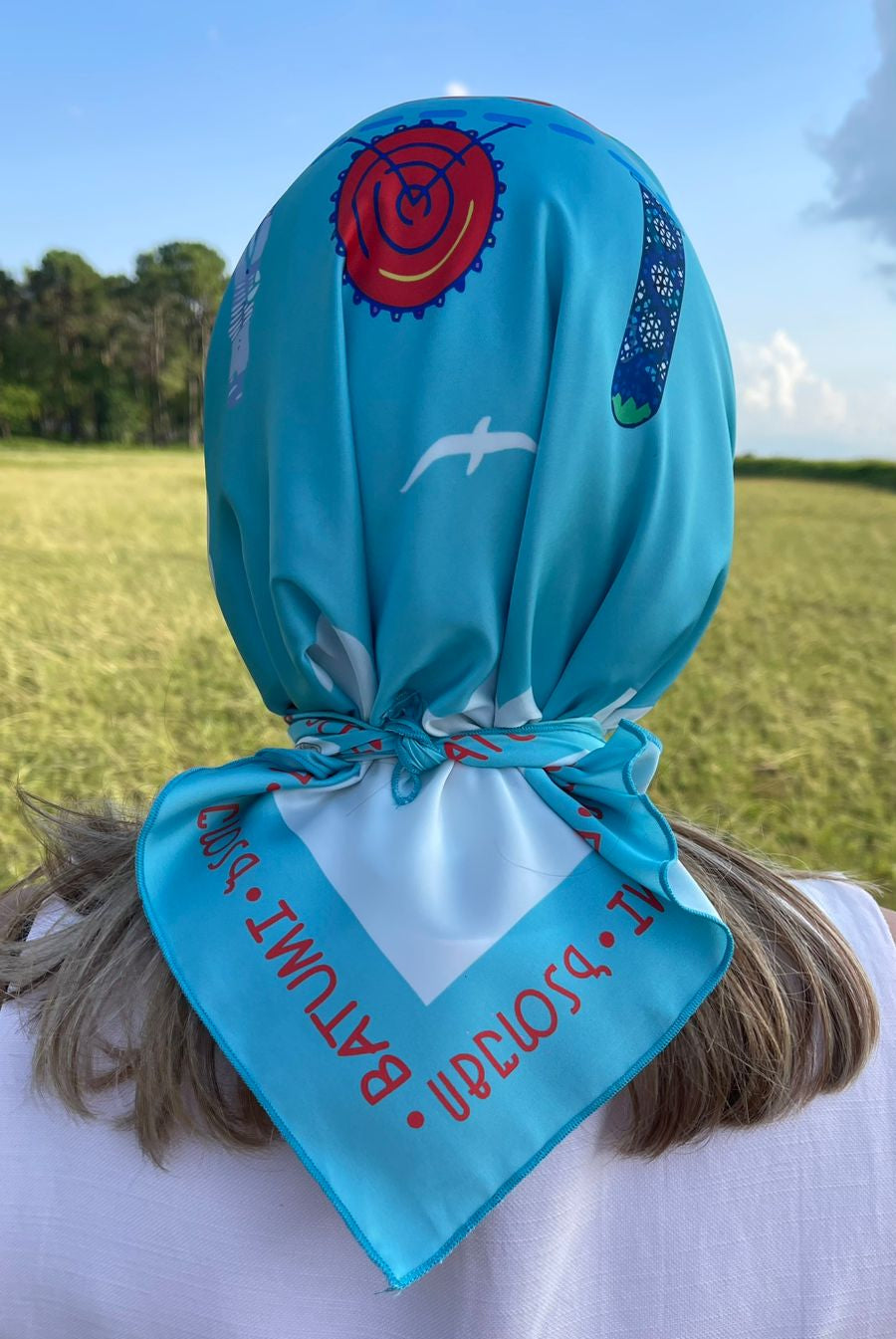 აბრეშუმის შარფი „ბათუმის მზის ქვეშ“ 