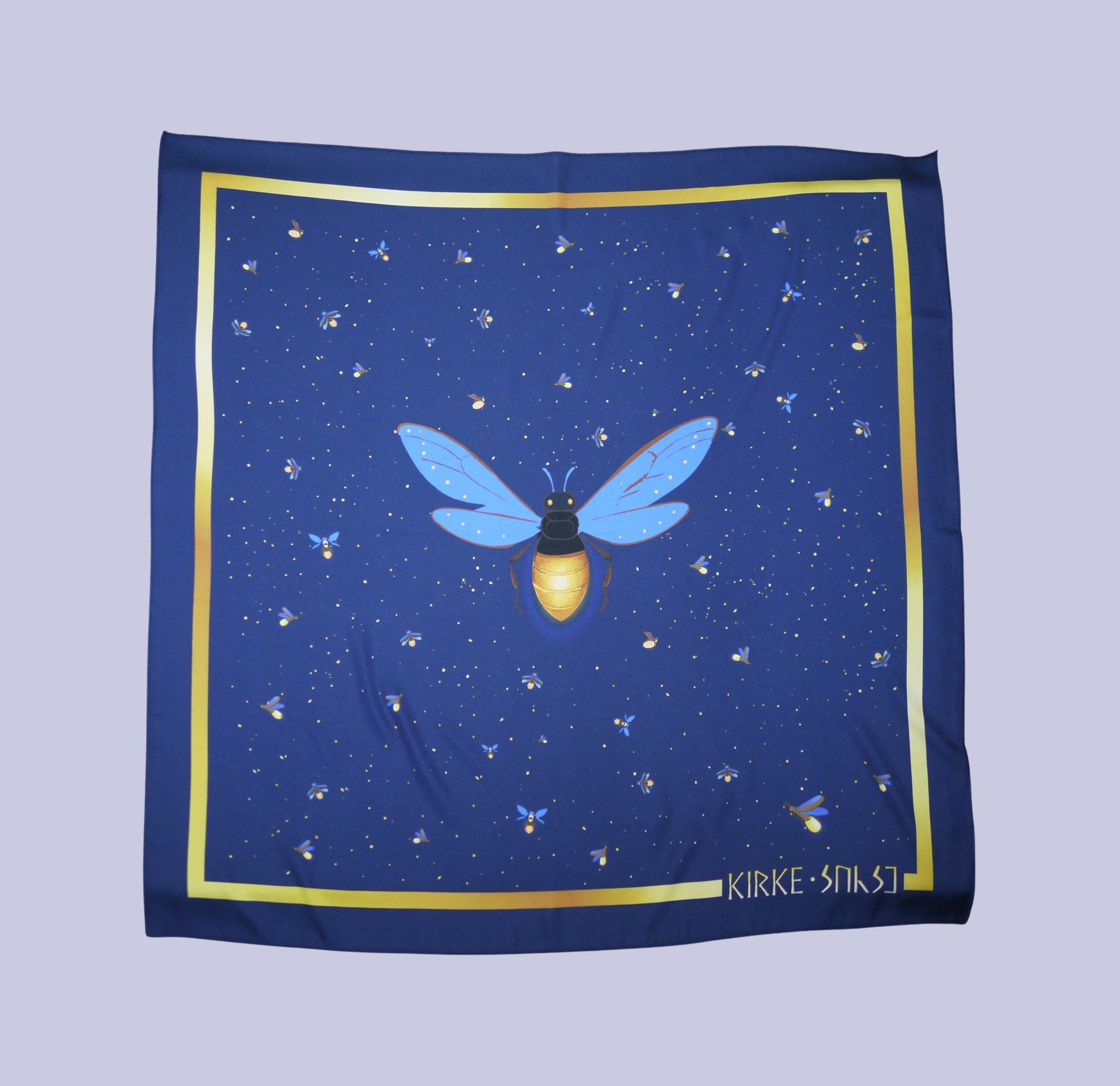 აბრეშუმის შარფი „ციცინათელები“ – კირკეს კოლექცია