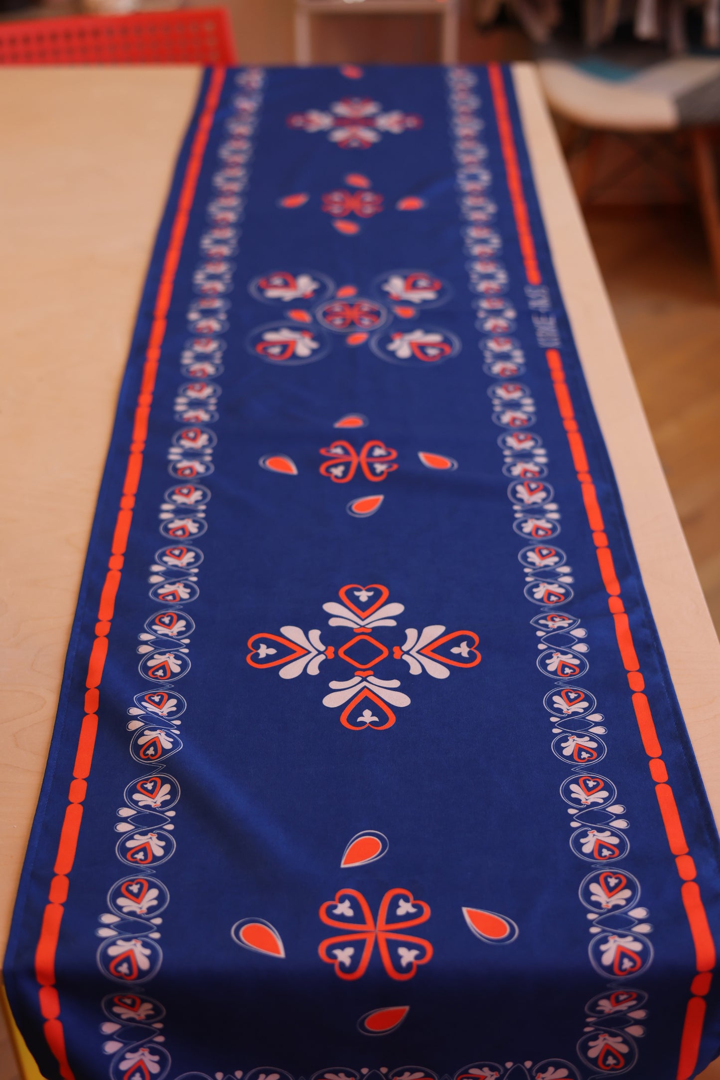 Table Runner - Colorful Georgian Ornament
