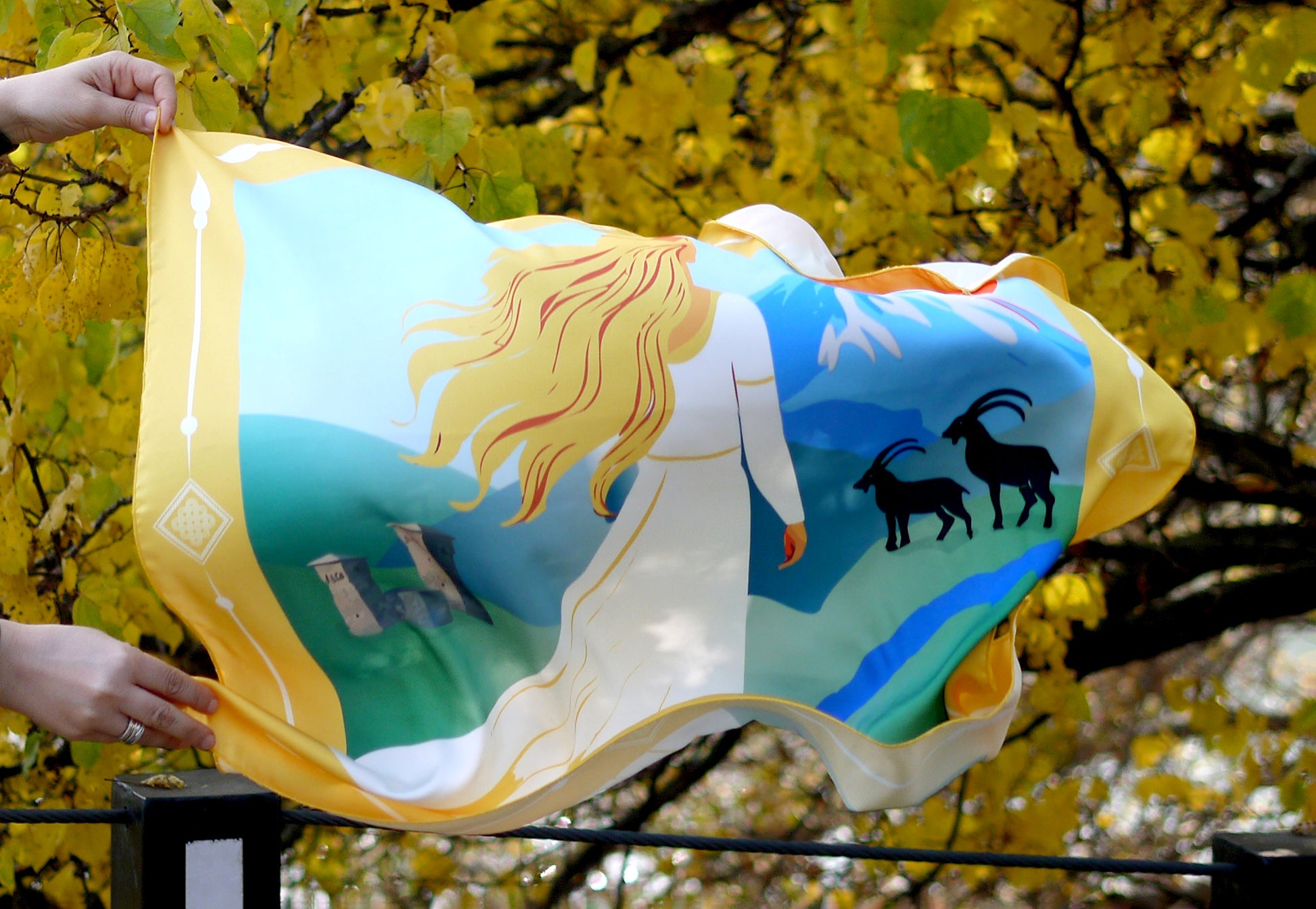 „აბრეშუმის შარფი დალი — სვანური მითოლოგიური ქალღმერთი“