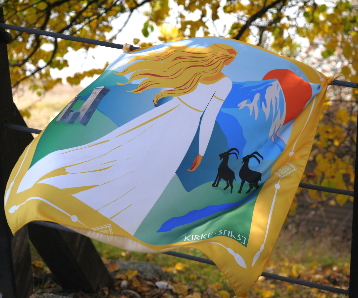 „შარფი დალი — ნადირობის ქალღმერთი და სვანური ორნამენტი“